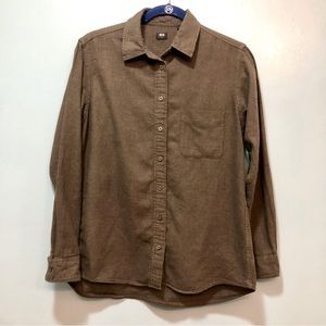 Uniqlo Button Down Women's Shirt with Pocket - Size Small